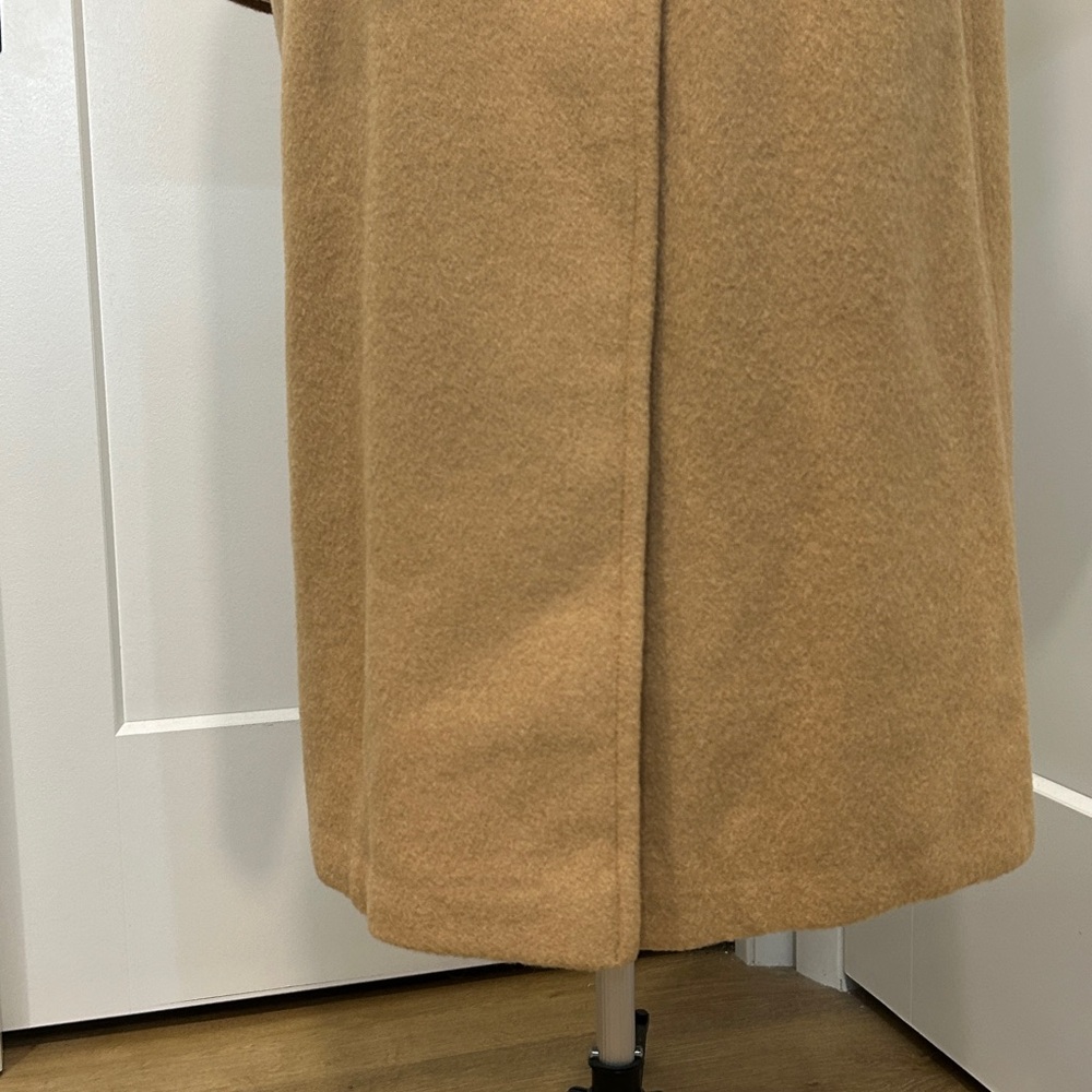 Vintage 1980s Albert Nipon ๐ฏ% Camel Hair Coat |Size 14P - Picture 5 of 16